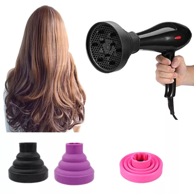 Universal Silicone Hair Dryer Diffuser Portable Foldable Professional Salon New 2