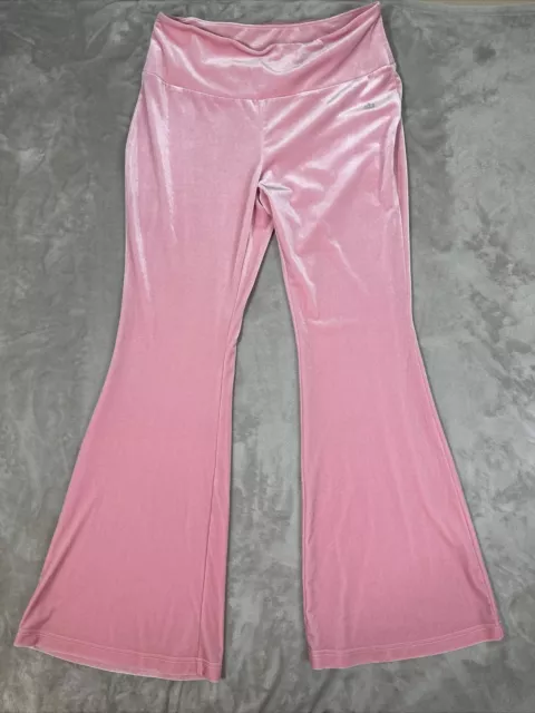 Women’s Juicy By Juicy Couture Velour Stretch Pants Pink Size Large