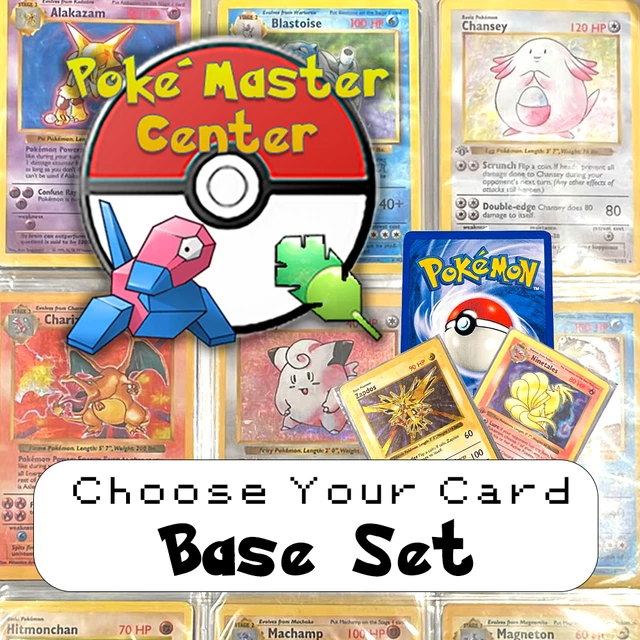 1999 Pokemon Base Set - Choose Your Card - WotC - US Seller - Free Shipping