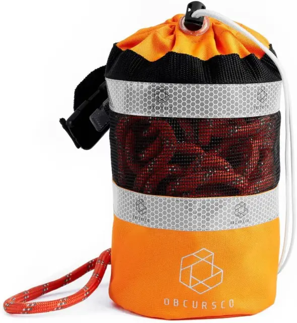Throw Bags for Water Rescue with 70Ft Reflective Throw Rope, Floating Throw Bag