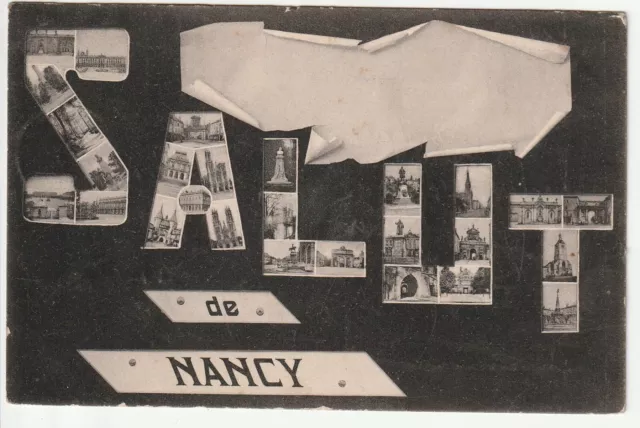 NANCY - CPA 54 - Carte Souvenir de Nancy - un Salut - carte Multi vues