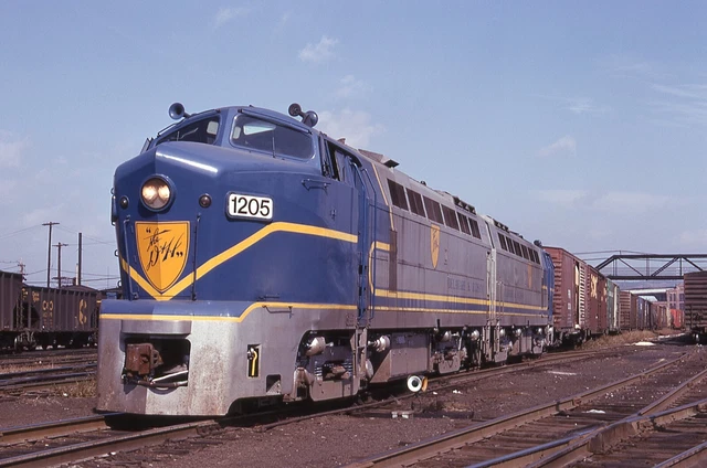 Delaware & Hudson Railroad     Rf-16     #1205    Original Kodachrome  Slide