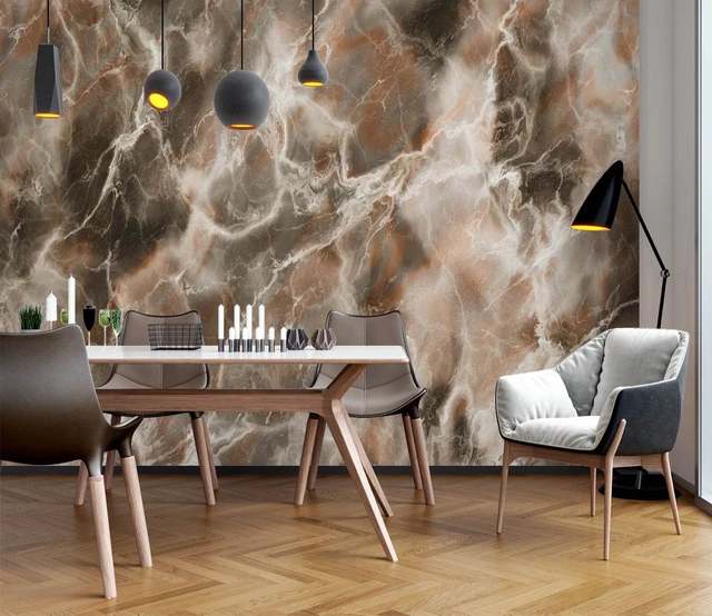3D MARBLE TEXTURE E1783 Wallpaper Mural Paper Wall Print Indoor Murals ...