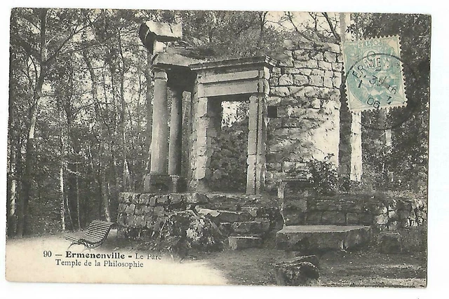 60  Ermenonville  Le Parc  Temple De La Philosophie