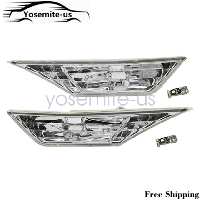 For Honda Civic Touring Sedan 4-Door 1.5L 2021 Side Marker Lamps Clear lens