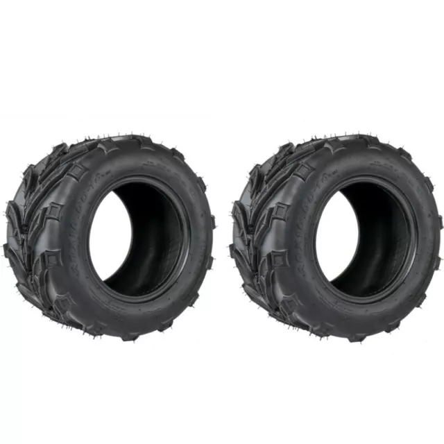 TWO 20X10.00- 10" inch Tyre Tire Tractor 20X10-10 Lawn Mower Buggy Go kart