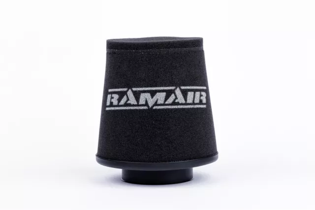 Filtro de aire de espuma personalizada de admisión de inducción de rendimiento universal Ramair - 70 mm ID