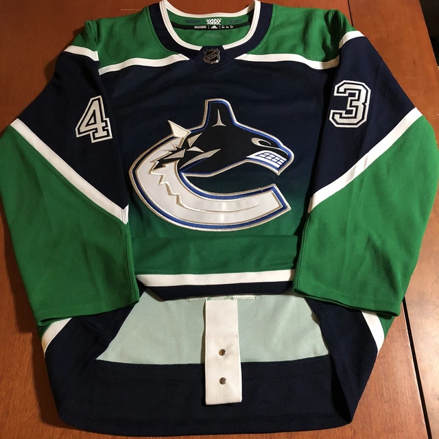 Quinn Hughes Vancouver Canucks Autographed 2020 Reverse Retro