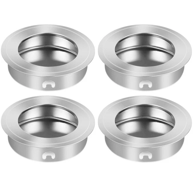 4 Stück Finger Pull Schiebetürgriff Einfache Installation Tasche Inset Edge