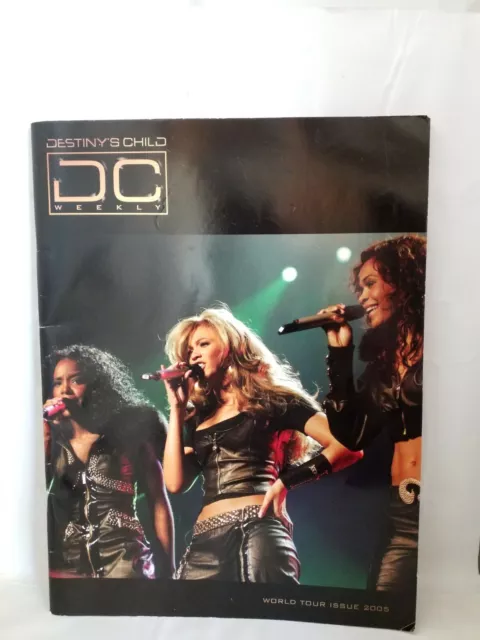 Beyonce Destinys Child 2005 Destiny Fulfilled & Lovin It World Tour Book Program