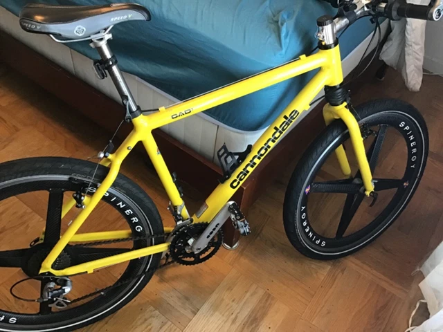 自転車本体 OLD cannondale cad3 650c spinergy OLD cannondale cad3