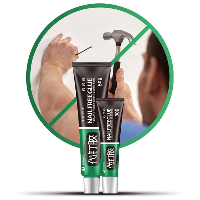 All-Purpose Glue Nail-Free Glue Adhesive Sealant Quick K7N7 No-Punch H4F5