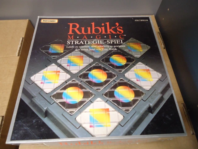 MATCHBOX RUBIK´S MAGIC STRATEGIESPIEL Zauberwürfel Erfinder PUZZLE 1986