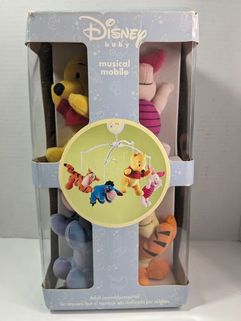 Disney Pooh Bear And Friends Baby Musical Crib Mobile NEW Tigger Eeyor Piglet