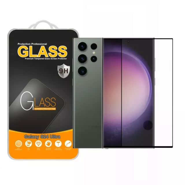 FOR SAMSUNG GALAXY S24 5G Tempered Glass Full Cover Phone Screen Protector  $25.81 - PicClick AU