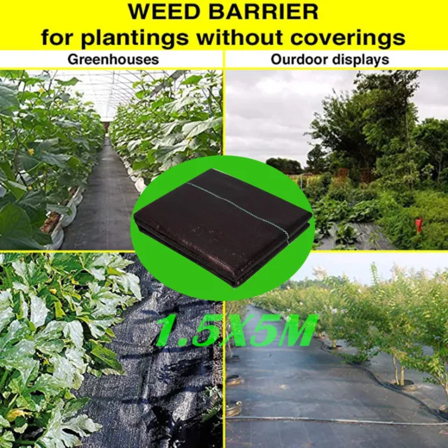Tessuto Weed Control - Pellicola copertura terreno paesaggio nero stabilizzato UV resistente