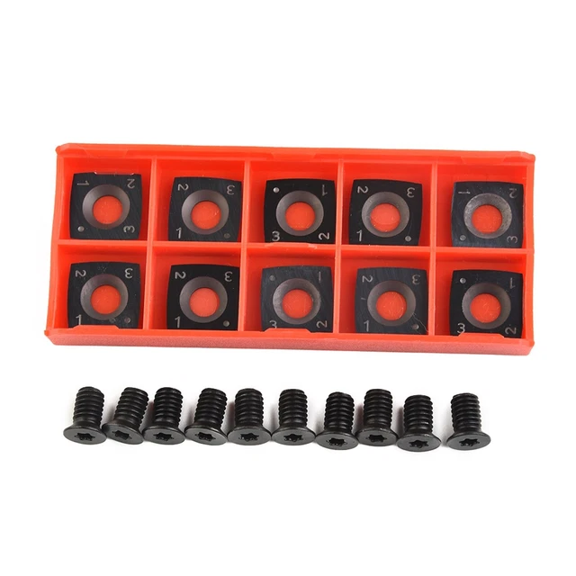 Reliable Performance Replacement Carbide Inserts 10PCS for Wood Lathe Tools