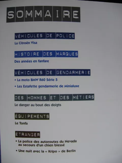 Fascicule 51 Police Gendarmerie Citroen Visa Moto Bmw R 60/5 Estafette Minialuxe 2