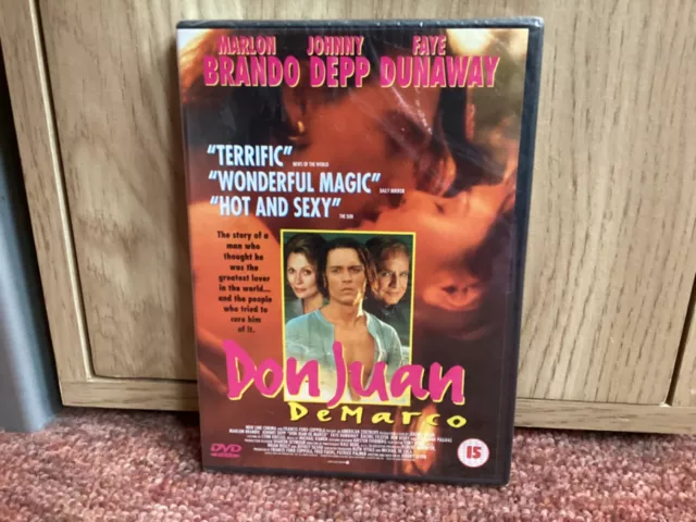 Don Juan De Marco (DVD, 2001) NEW SEALED COPY DISC NOT LOOSE UK Region 2
