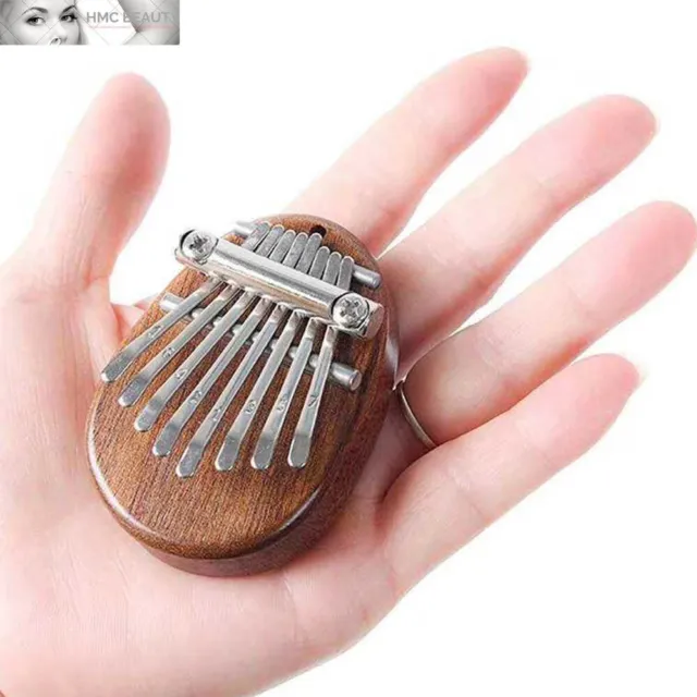 8 Key Mini Kalimba Thumb Piano Finger Percussion Mbira Sanza Musical Instrument