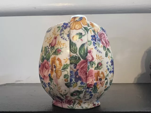 Vintage James Kent, Ltd. "Rosalynde" Floral Chintz  Creamer