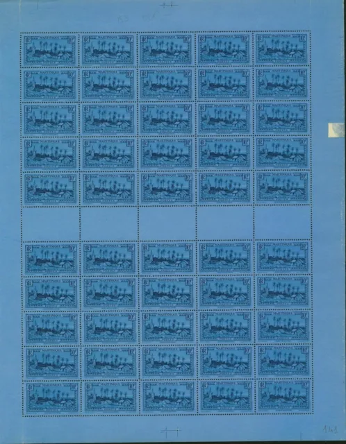 French Martinique 1933-MNH stamps. Yvert Nr.: 153. Sheet of 50....(EB) AR1-01196