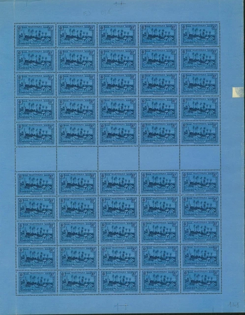 French Martinique 1933-MNH stamps. Yvert Nr.: 153. Sheet of 50....(EB) AR1-01196