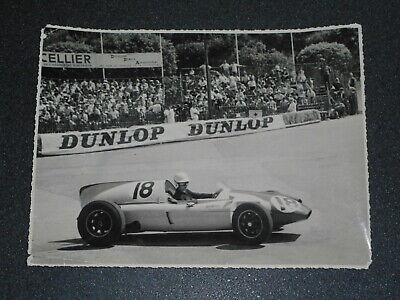 Robert HOE photo originale MONACO 1960 COOPER CLIMAX T51 GP DE  BROOKS 