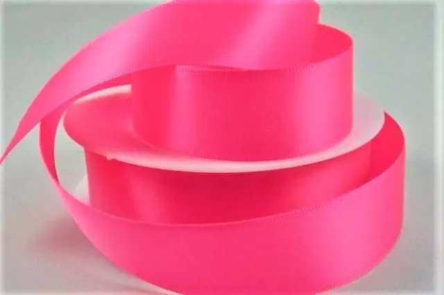 Eichenholz doppelseitiger Satin 10 mm x 25 m süßigkeitenrosa