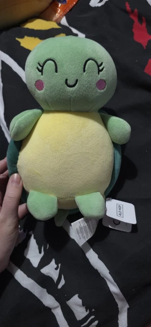 GREEN AND YELLOW Turtle Plush From Spain ALE HOP Shop Brand New With green-and-yellow-turtle-plush-from-spain-ale-hop-shop-brand-new-with