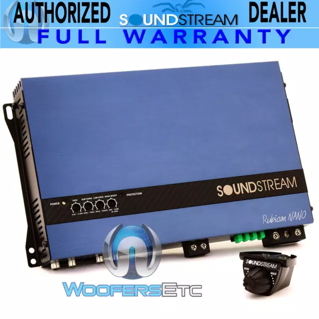 Soundstream Rn1.3000D Car Monoblock 3000W Subwoofers Speakers Bass Amplifier New