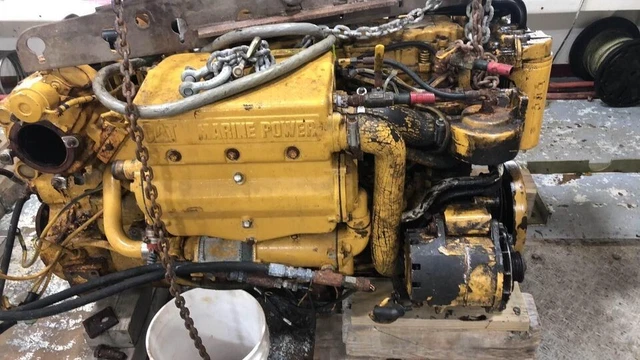 CATERPILLAR CAT C7 , Marine Diesel Engine , 460 HP with Twin Disc 506 2