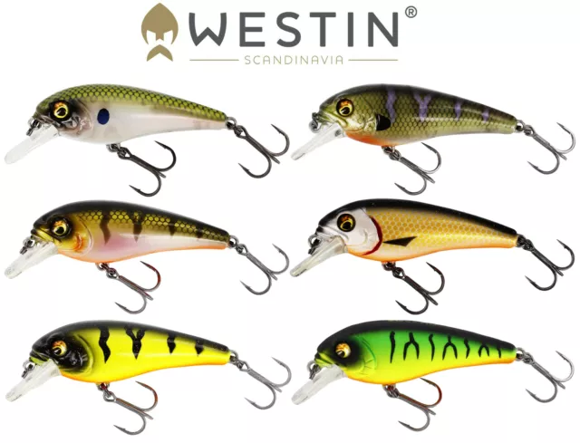 Westin Bullybite Crankbait Floating - Wobbler, Kunstköder, Raubfischköder, Köder
