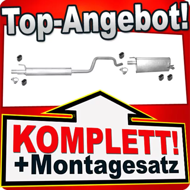 Auspuff für OPEL MERIVA A 1.6 Auspuffanlage