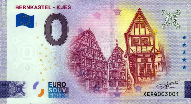 Null Euro Schein - 0 Euro Souvenir - Bernkastel - Kues 2024-1