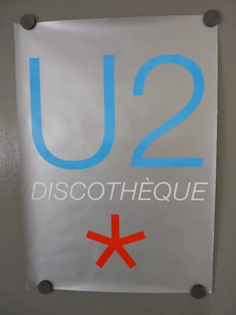 U2 Discotheque Rare LP Record Album CD 19.5x22.5 Promo Poster
