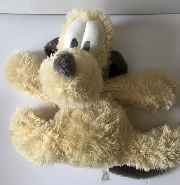 Disneyland Walt Disney World PLUTO Pastel Baby Puppy Dog Plush Floppy Shaggy 18”