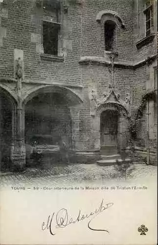 37 - cpa - TOURS - Maison dite de Tristan l'Ermite