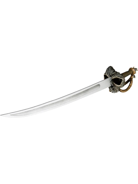 Teschio Pirata Spada Giocattolo Accessori Costume Caraibi Bambini Adulti
