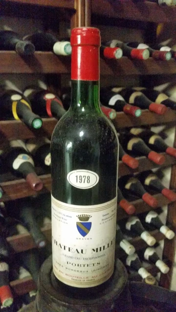 PORTETS - 1978 - CHATEAU MILLET - 45 ans - GRAND CRU EXCEPTIONNEL - AOC - GRAVES