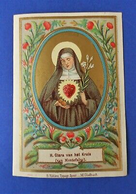 Santino Holy card Santa Chiara da Montefalco Kuhlen MGladbach 