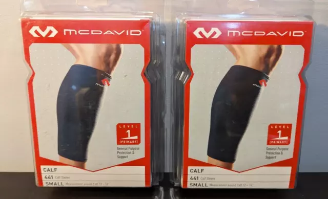 2X MCDAVID CALF Compression Sleeve Calf Strains,Shin Splints & Varicose  Vein $28.99 - PicClick