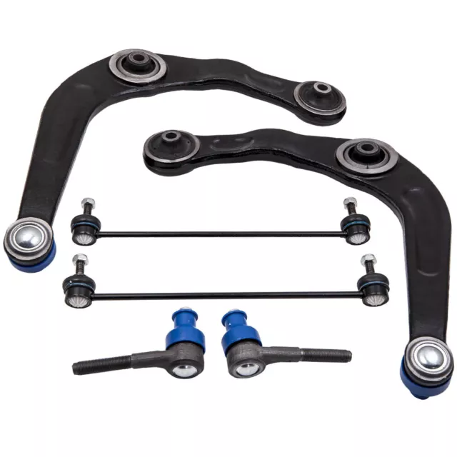 Front Lower Suspension Wishbone Control Arms Drop Links Kit 98- For Peugeot 206