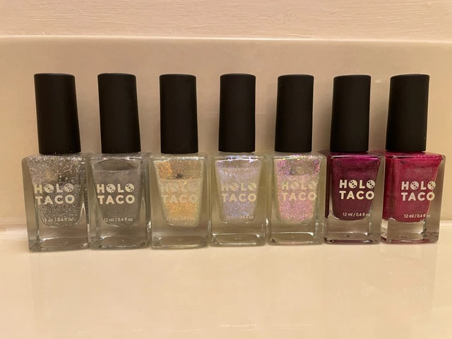Esmaltes de uñas Holo Taco (Elige color) - CEPILLOS REEMPLAZADOS POR CEPILLOS REDONDOS