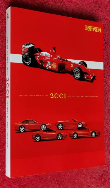 2001 Ferrari Yearbook Annual F1 And Road Gt Cars English Vgc