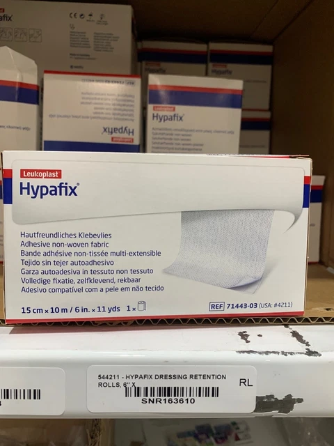 NEW! HYPAFIX DRESSING RETENTION SHEETS ON ROLL 6" x 11 yds