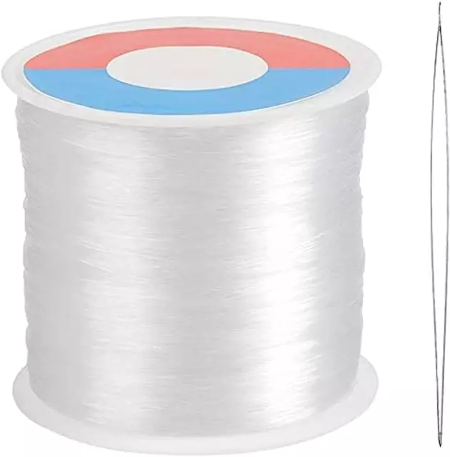DRERIO 500M Klarer Nylonfaden 0,3Mm Polyamidfaden Starker Nylondraht Transparent