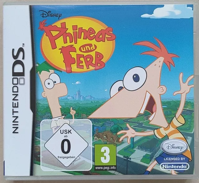 -`ღ´- Nintendo DS Spiel 🎮 Phineas und Ferb OVP inkl. Spielanleitung -`ღ´-
