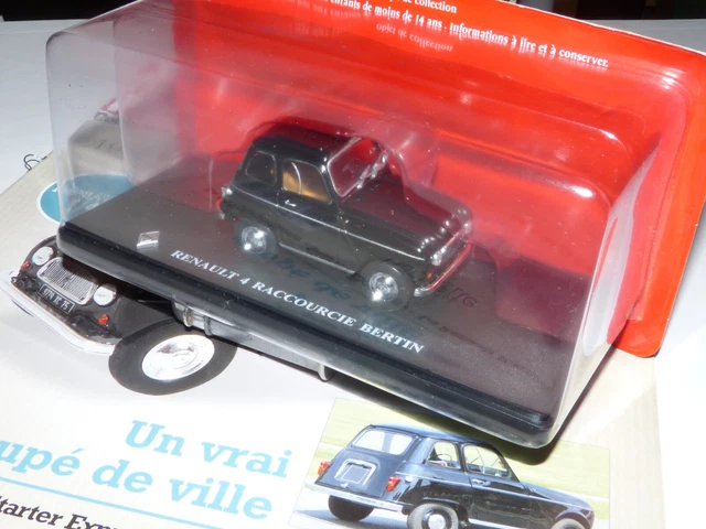 Modèle Réduit Renault 4 'La Faune Du Soleil De Minuit' - Échelle 1:43 - Hachette Collection - Neuf En Blister
