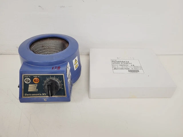 Electrothermal Electromantle MV 100-250ml Heating Mantle &amp; Spare Element Lab